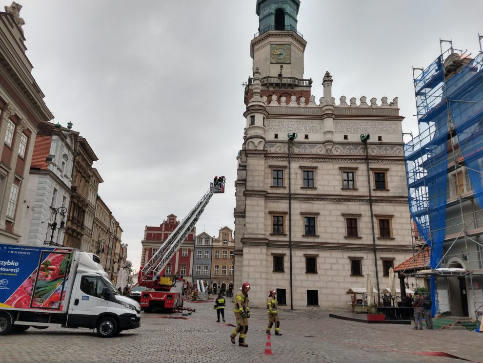 Ratusz - ćwiczenia Straży Pożarnej  Foto: 