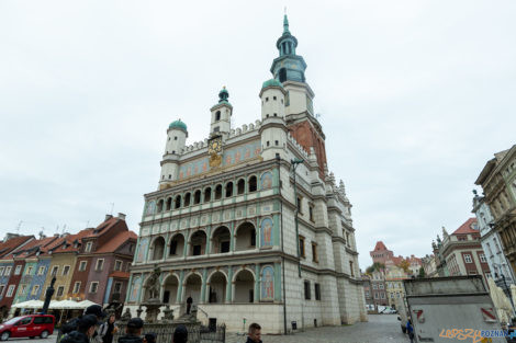 Ćwiczenia Strażaków na Starym Rynku  Foto: lepszyPOZNAN.PL/Piotr Rychter