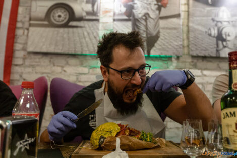 6. Wielki Challenge Hot Burger Champion James Star  Foto: lepszyPOZNAN.pl/Piotr Rychter