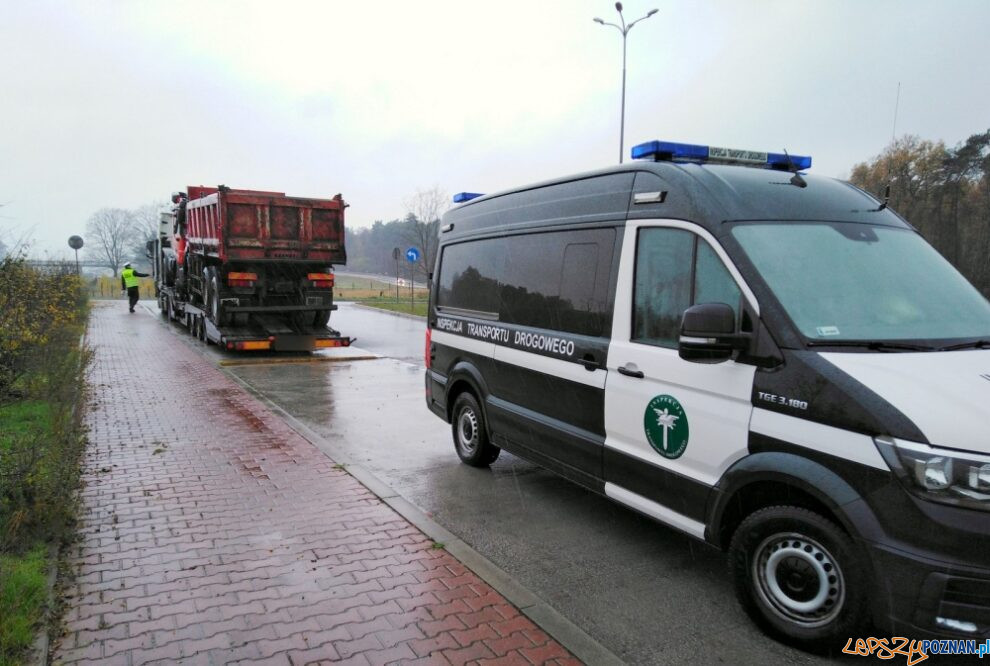 Niebezpieczna nadwaga na drogach  Foto: WITD Poznań