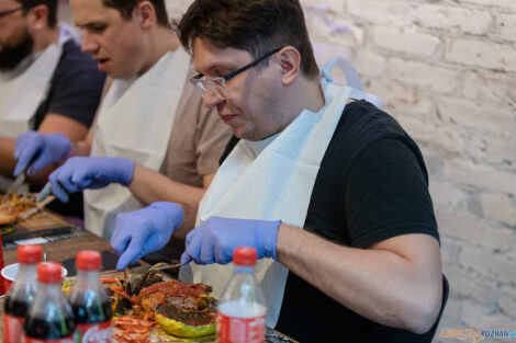 6. Wielki Challenge Hot Burger Champion James Star  Foto: lepszyPOZNAN.pl/Piotr Rychter