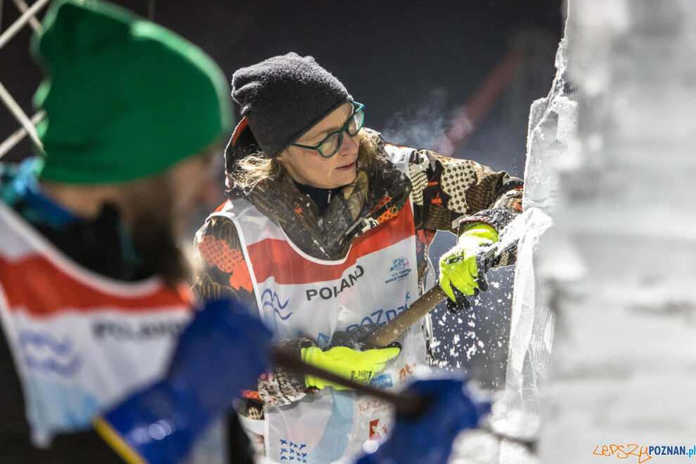 XV Poznań Ice Festival 2021: konkurs rzeźby małej - Arena, Po  Foto: Paweł Rychter