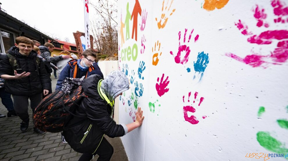 Mural z przesłaniem w Czerwonaku  Foto: UG Czerwonak/B. Wicher