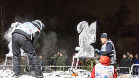 XV Poznań Ice Festival 2021: konkurs rzeźby małej - Arena, Po  Foto: Paweł Rychter