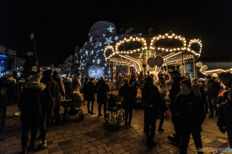 Betlejem Poznańskie na rynku Łazarskim 04.12.2021  Foto: lepszyPOZNAN.pl/Ewelina Jaśkowiak