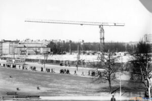 Hotel Poznań - budowa 1974  Foto: Cyryl / Wydawnictwo Miejskie 