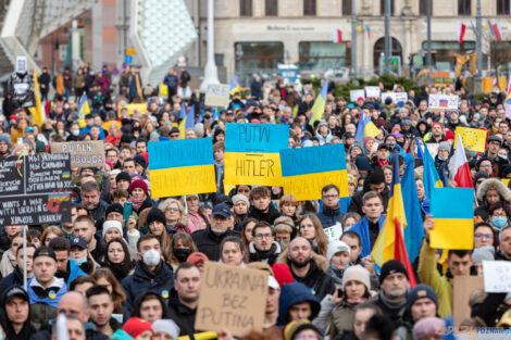 Solidarni z Ukrainą  Foto: lepszyPOZNAN.pl/Piotr Rychter