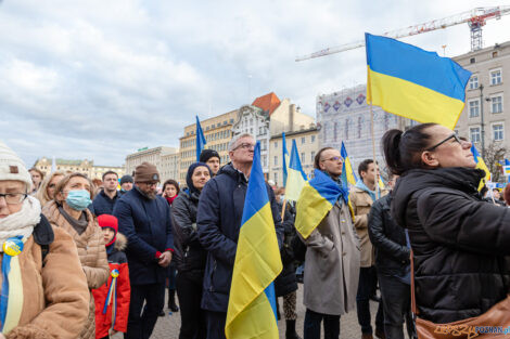 Solidarni z Ukrainą  Foto: lepszyPOZNAN.pl/Piotr Rychter