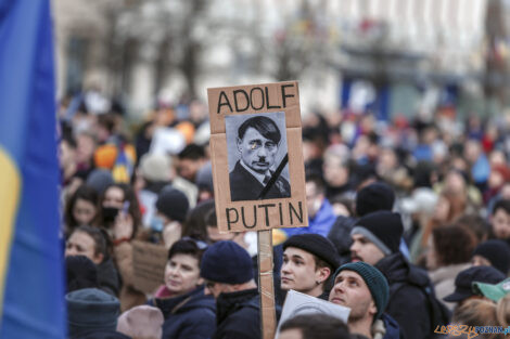 Poznań Solidarny z Ukrainą - 26.02.2022  Foto: lepszyPOZNAN.pl/Ewelina Jaśkowiak