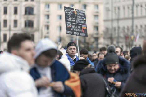 Poznań Solidarny z Ukrainą - 26.02.2022  Foto: lepszyPOZNAN.pl/Ewelina Jaśkowiak