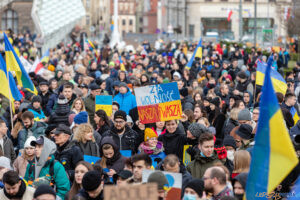 Solidarni z Ukrainą  Foto: lepszyPOZNAN.pl/Piotr Rychter