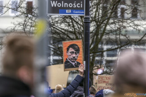 Poznań Solidarny z Ukrainą - 26.02.2022  Foto: lepszyPOZNAN.pl/Ewelina Jaśkowiak