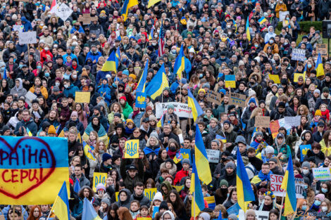 Solidarni z Ukrainą  Foto: lepszyPOZNAN.pl/Piotr Rychter