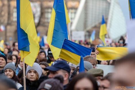 Solidarni z Ukrainą  Foto: lepszyPOZNAN.pl/Piotr Rychter