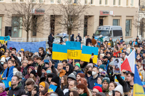 Solidarni z Ukrainą  Foto: lepszyPOZNAN.pl/Piotr Rychter