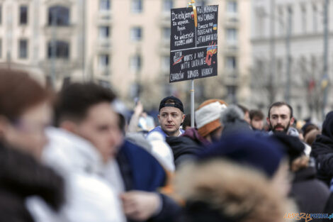 Poznań Solidarny z Ukrainą - 26.02.2022  Foto: lepszyPOZNAN.pl/Ewelina Jaśkowiak