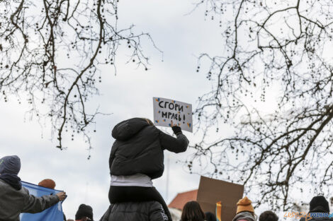 Poznań Solidarny z Ukrainą - 26.02.2022  Foto: lepszyPOZNAN.pl/Ewelina Jaśkowiak