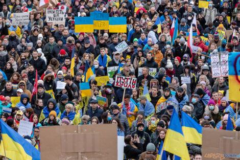 Solidarni z Ukrainą  Foto: lepszyPOZNAN.pl/Piotr Rychter