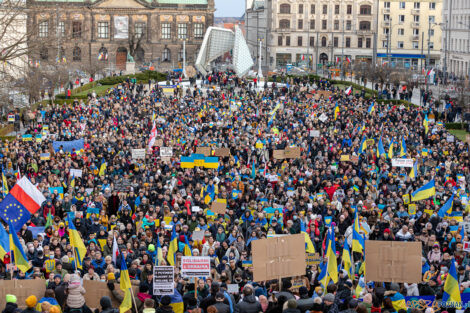 Solidarni z Ukrainą  Foto: lepszyPOZNAN.pl/Piotr Rychter