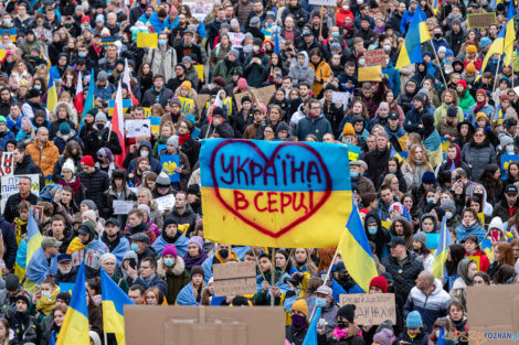 Solidarni z Ukrainą  Foto: lepszyPOZNAN.pl/Piotr Rychter