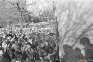 Klempicz Stop demonstracja Polwiejska 18.03.1989 [Krzysztof Lesiewicz] (17)  Foto: 