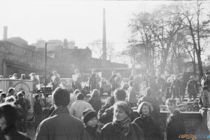 Klempicz Stop demonstracja Polwiejska 18.03.1989 [Krzysztof Lesiewicz] (21)  Foto: 