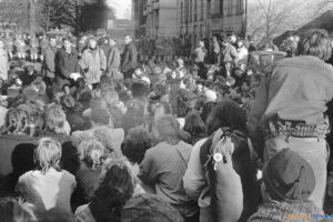 Klempicz Stop demonstracja Polwiejska 18.03.1989 [Krzysztof Lesiewicz] (4)  Foto: 