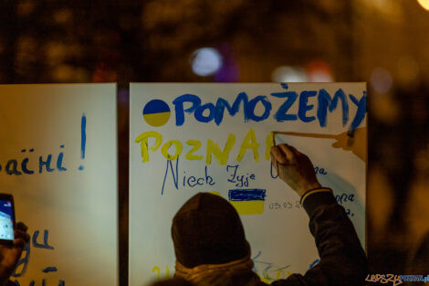 Światło dla Ukrainy  Foto: lepszyPOZNAN.pl/Piotr Rychter