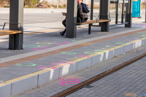 Tramwaj na Naramowice, Bimba - przystanek Błażeja, pety  Foto: lepszyPOZNAN.pl/Piotr Rychter