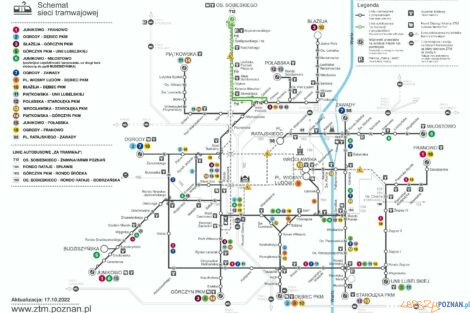 schemat tras tramwajowych od 17 pazdziernika  Foto: materiały prasowe