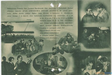 Gwiaździsta eskadra program filmowy 1930 Muzeum Kinematografii w Łodzi, licencja PD źródło Cyfrowe Muzeum Kinematografii  Foto: Muzeum Kinematografii w Łodzi, licencja PD źródło Cyfrowe Muzeum Kinematografii