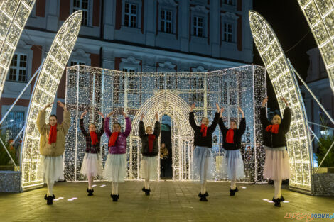 Baletowa na święta Betlejem na Kolegiackim 08.12.2022  Foto: lepszyPOZNAN.pl/Ewelina Jaśkowiak