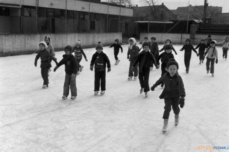 Lodowisko Bogdanka 22.03.1974 S. Wiktor Cyryl  Foto: Franciszek Nowakowski / Cyryl