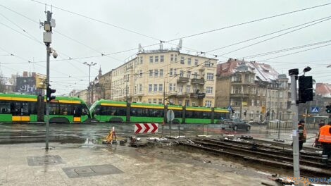 Łuk torowy na Moście Teatralnym  Foto: materiały prasowe / MPK