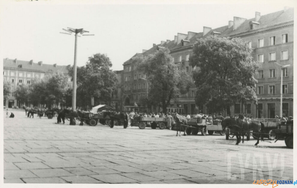 Plac Wielkopolski lata 60.te  Foto: Franciszek Maćkowiak / Cyryl