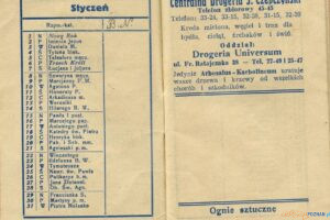 Drogeria Czepczynski Kalendarzyk 1939 Aukcie internetowe (2)  Foto: aukcje internetowe