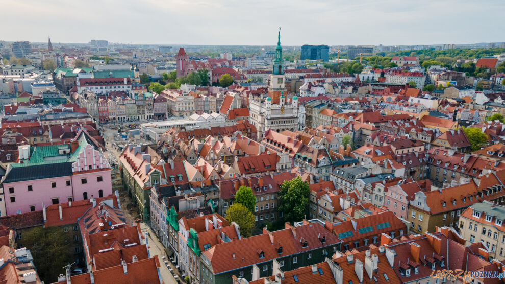 Stary Rynek, widok na Ratusz, Poznań  Foto: lepszyPOZNAN.pl / Piotr Rychter