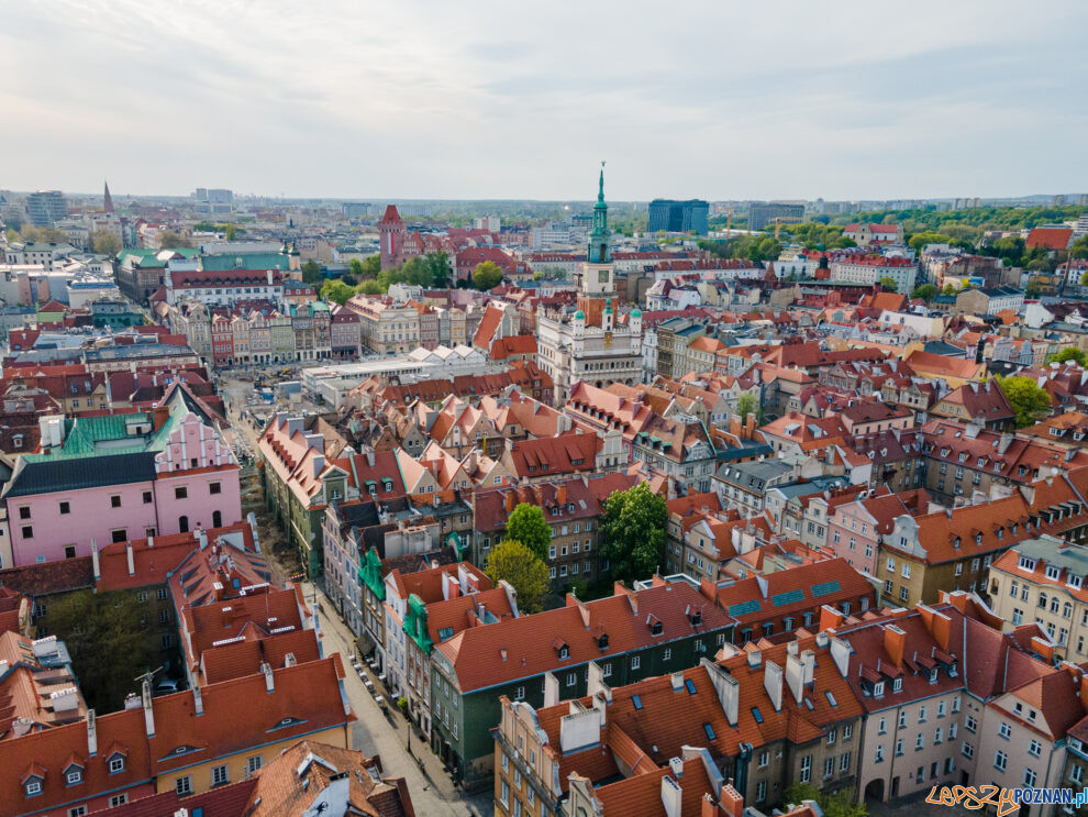 Stary Rynek, widok na Ratusz, Poznań  Foto: lepszyPOZNAN.pl / Piotr Rychter