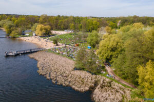 Jezioro Rusałka, plaża, miejsce do grilowania  Foto: lepszyPOZNAN.pl / Piotr Rychter