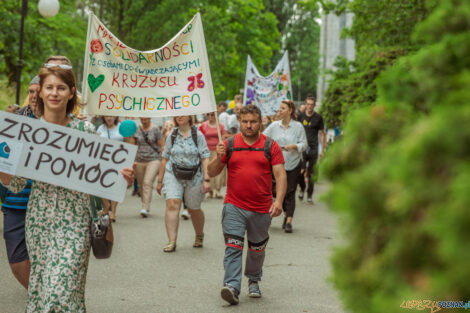 Marsz Solidarności z Osobami Doświadczającymi Kryzysu Psychic  Foto: lepszyPOZNAN.PL/Ewelina Jaskowiak