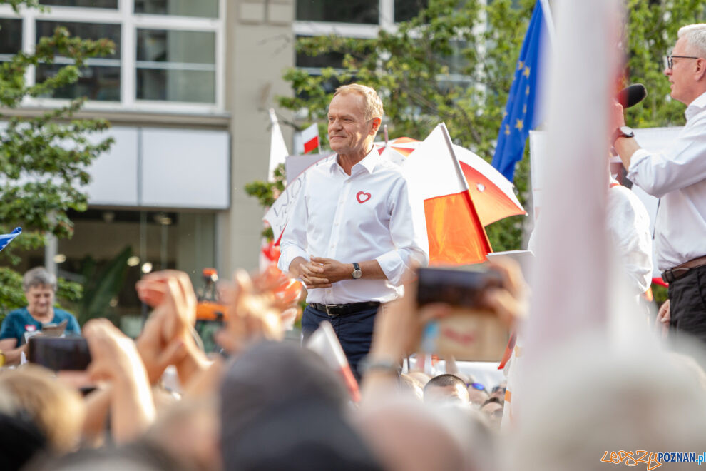 Donald Tusk W Poznaniu  Foto: lepszyPOZNAN.pl/Piotr Rychter