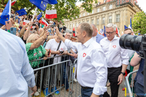 Donald Tusk W Poznaniu  Foto: lepszyPOZNAN.pl/Piotr Rychter