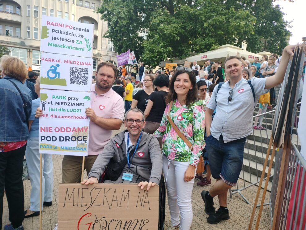 Miedziana Górczyn protest  Foto: 