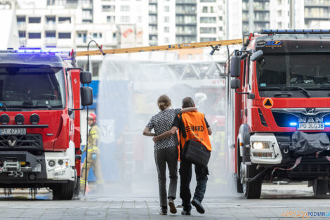 Ćwiczenia służb mundurowych Karat-23 (Straż Pożarna, Policj  Foto: lepszyPOZNAN.pl/Piotr Rychter