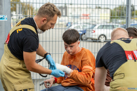 Ćwiczenia służb mundurowych Karat-23 (Straż Pożarna, Policj  Foto: lepszyPOZNAN.pl/Piotr Rychter