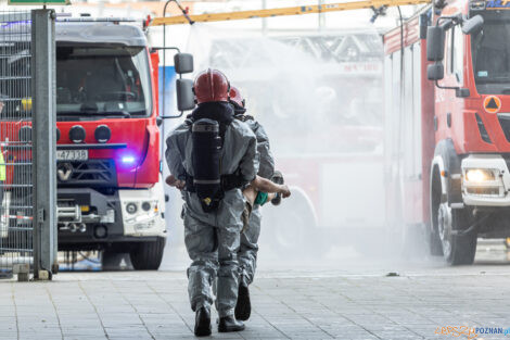 Ćwiczenia służb mundurowych Karat-23 (Straż Pożarna, Policj  Foto: lepszyPOZNAN.pl/Piotr Rychter