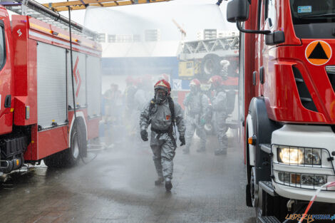 Ćwiczenia służb mundurowych Karat-23 (Straż Pożarna, Policj  Foto: lepszyPOZNAN.pl/Piotr Rychter