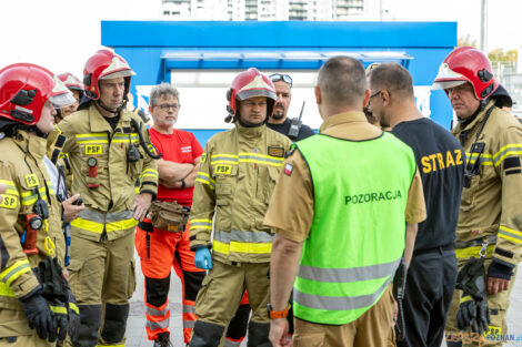 Ćwiczenia służb mundurowych Karat-23 (Straż Pożarna, Policj  Foto: lepszyPOZNAN.pl/Piotr Rychter