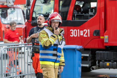 Ćwiczenia służb mundurowych Karat-23 (Straż Pożarna, Policj  Foto: lepszyPOZNAN.pl/Piotr Rychter