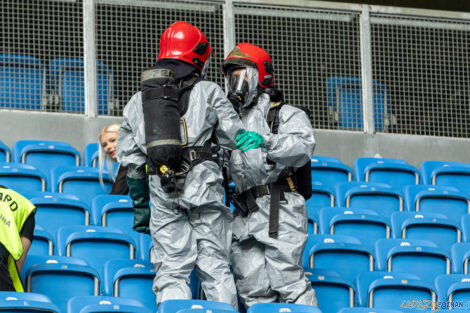 Ćwiczenia służb mundurowych Karat-23 (Straż Pożarna, Policj  Foto: lepszyPOZNAN.pl/Piotr Rychter